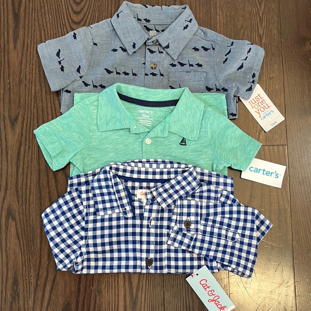 12M Shirt Trio